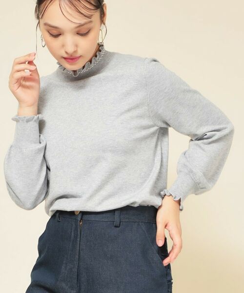 SunaUna / スーナウーナ ニット・セーター | 【SS～Lサイズ展開／6色展開】パール調ニット | 詳細13