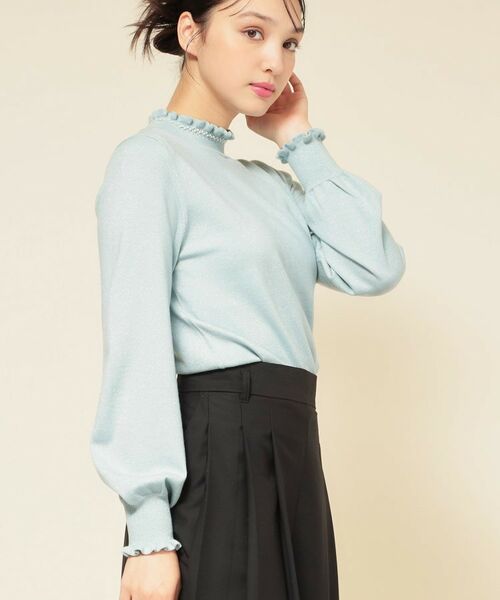 SunaUna / スーナウーナ ニット・セーター | 【SS～Lサイズ展開／6色展開】パール調ニット | 詳細17