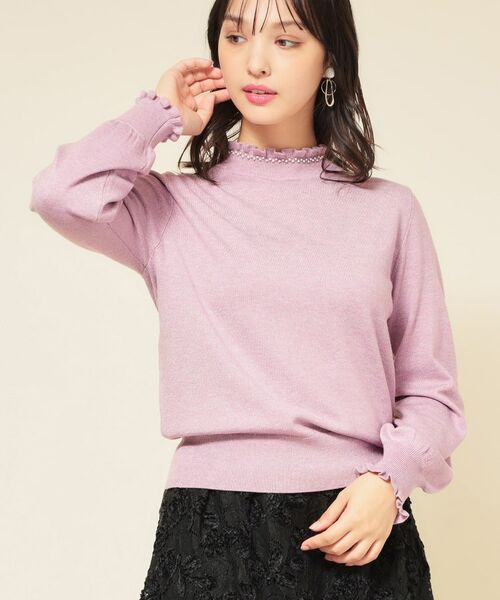 SunaUna / スーナウーナ ニット・セーター | 【SS～Lサイズ展開／6色展開】パール調ニット | 詳細19