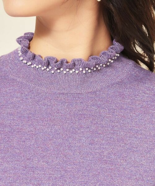 SunaUna / スーナウーナ ニット・セーター | 【SS～Lサイズ展開／6色展開】パール調ニット | 詳細29