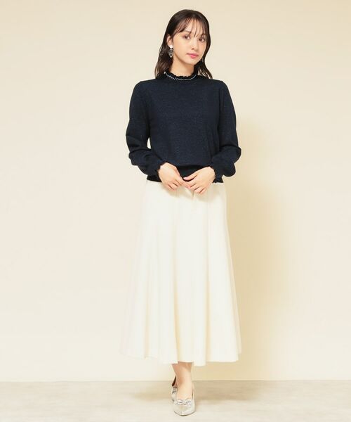 SunaUna / スーナウーナ ニット・セーター | 【SS～Lサイズ展開／6色展開】パール調ニット | 詳細9