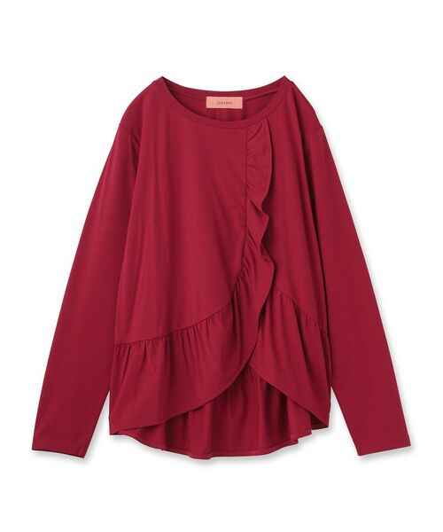 SunaUna / スーナウーナ カットソー | 【フリルペプラム】チュニックカットソー | 詳細1