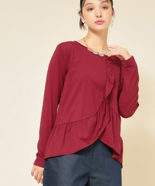 SunaUna / スーナウーナ カットソー | 【フリルペプラム】チュニックカットソー | 詳細10