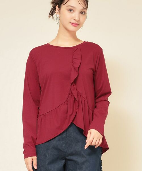 SunaUna / スーナウーナ カットソー | 【フリルペプラム】チュニックカットソー | 詳細14