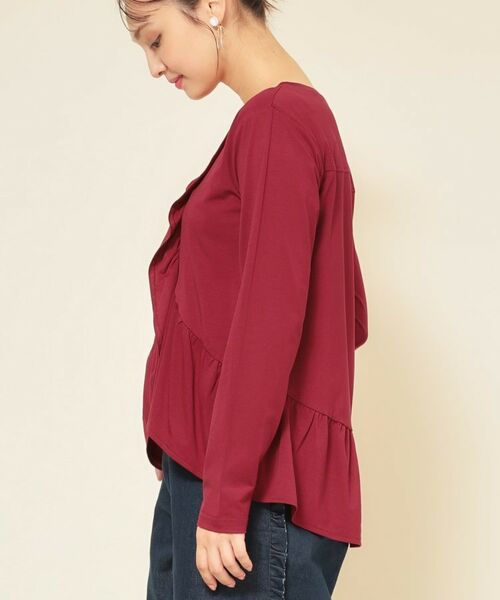 SunaUna / スーナウーナ カットソー | 【フリルペプラム】チュニックカットソー | 詳細15