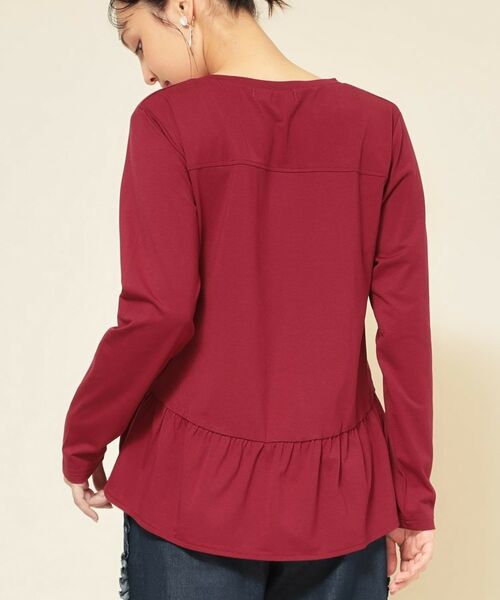 SunaUna / スーナウーナ カットソー | 【フリルペプラム】チュニックカットソー | 詳細16