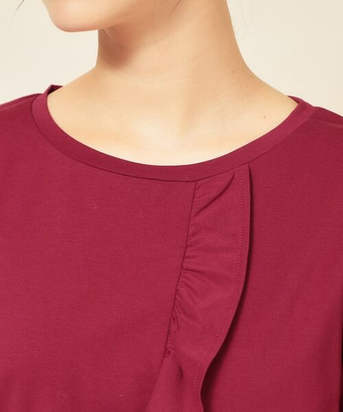 SunaUna / スーナウーナ カットソー | 【フリルペプラム】チュニックカットソー | 詳細17