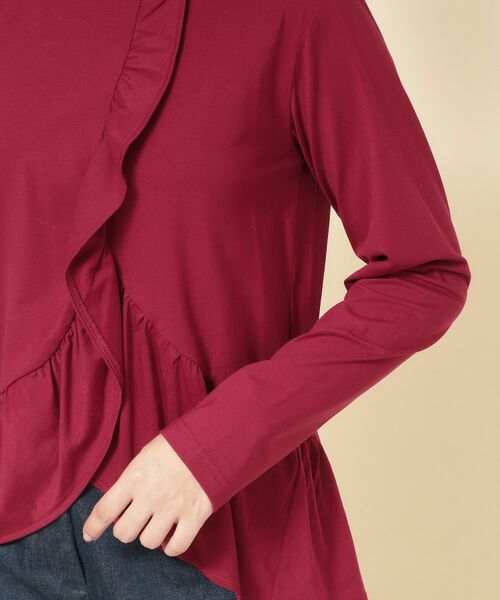 SunaUna / スーナウーナ カットソー | 【フリルペプラム】チュニックカットソー | 詳細18