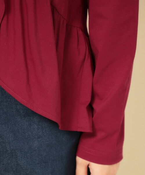 SunaUna / スーナウーナ カットソー | 【フリルペプラム】チュニックカットソー | 詳細19