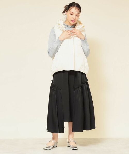 SunaUna / スーナウーナ ダウンジャケット・ベスト | 【フード付き／2色展開】ダウンベスト | 詳細2