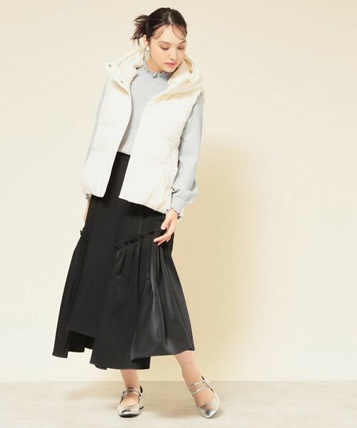 SunaUna / スーナウーナ ダウンジャケット・ベスト | 【フード付き／2色展開】ダウンベスト | 詳細3