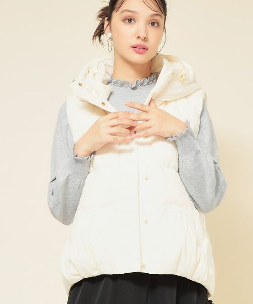 SunaUna / スーナウーナ ダウンジャケット・ベスト | 【フード付き／2色展開】ダウンベスト | 詳細6