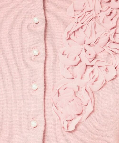 SunaUna / スーナウーナ カーディガン・ボレロ | 【SS～Lサイズ展開／チュール刺繍】クラフトニット | 詳細13