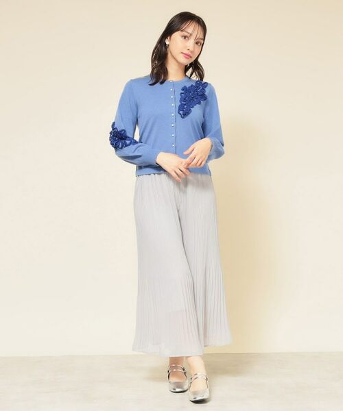 SunaUna / スーナウーナ カーディガン・ボレロ | 【SS～Lサイズ展開／チュール刺繍】クラフトニット | 詳細16