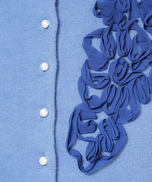 SunaUna / スーナウーナ カーディガン・ボレロ | 【SS～Lサイズ展開／チュール刺繍】クラフトニット | 詳細17