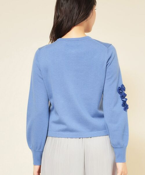 SunaUna / スーナウーナ カーディガン・ボレロ | 【SS～Lサイズ展開／チュール刺繍】クラフトニット | 詳細20