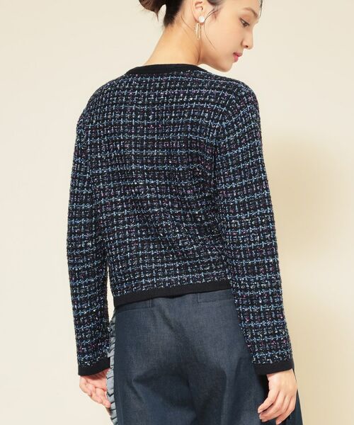 SunaUna / スーナウーナ カーディガン・ボレロ | 【配色／ミックス】ツイードカーディガン | 詳細11