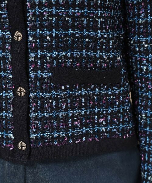 SunaUna / スーナウーナ カーディガン・ボレロ | 【配色／ミックス】ツイードカーディガン | 詳細14