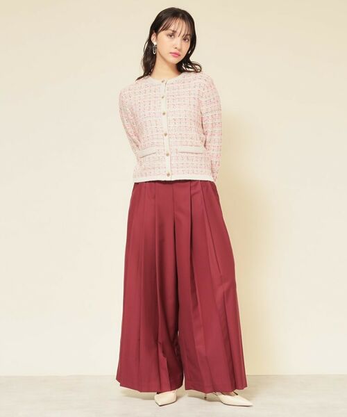 SunaUna / スーナウーナ カーディガン・ボレロ | 【配色／ミックス】ツイードカーディガン | 詳細2