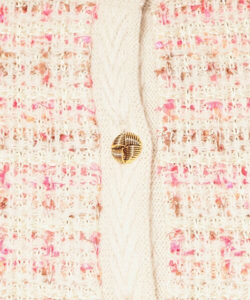 SunaUna / スーナウーナ カーディガン・ボレロ | 【配色／ミックス】ツイードカーディガン | 詳細5