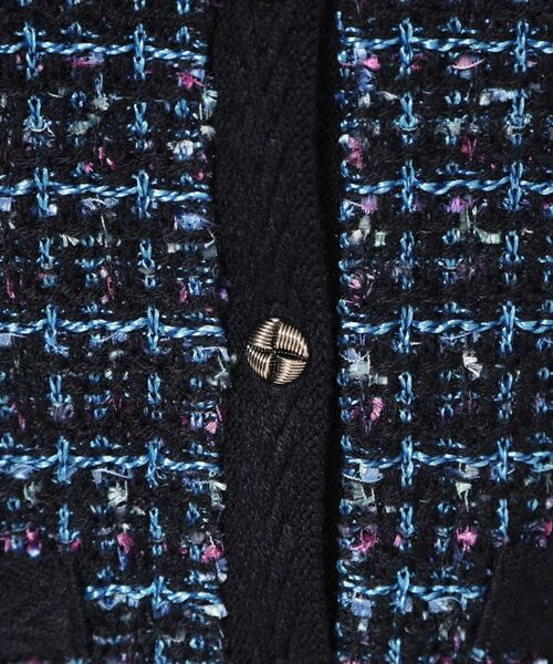 SunaUna / スーナウーナ カーディガン・ボレロ | 【配色／ミックス】ツイードカーディガン | 詳細8