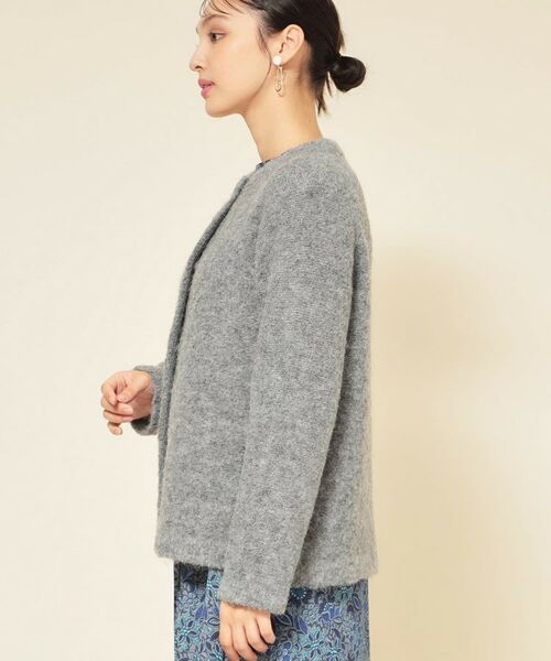 SunaUna / スーナウーナ カーディガン・ボレロ | 【ループヤーン／ふんわり】ミドル丈カーディガン | 詳細11