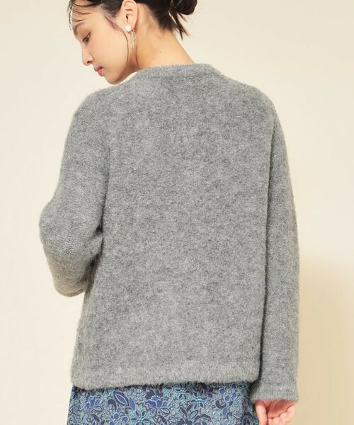 SunaUna / スーナウーナ カーディガン・ボレロ | 【ループヤーン／ふんわり】ミドル丈カーディガン | 詳細12