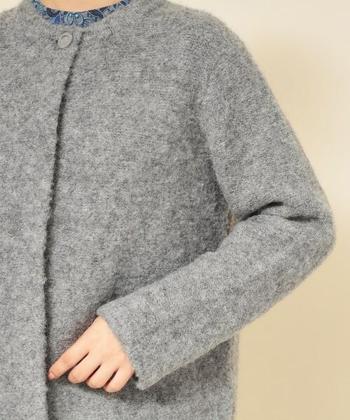 SunaUna / スーナウーナ カーディガン・ボレロ | 【ループヤーン／ふんわり】ミドル丈カーディガン | 詳細14