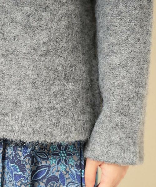 SunaUna / スーナウーナ カーディガン・ボレロ | 【ループヤーン／ふんわり】ミドル丈カーディガン | 詳細15