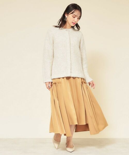 SunaUna / スーナウーナ カーディガン・ボレロ | 【ループヤーン／ふんわり】ミドル丈カーディガン | 詳細2