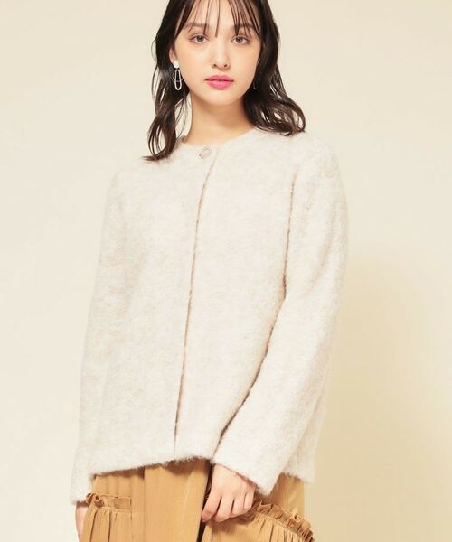 SunaUna / スーナウーナ カーディガン・ボレロ | 【ループヤーン／ふんわり】ミドル丈カーディガン | 詳細6