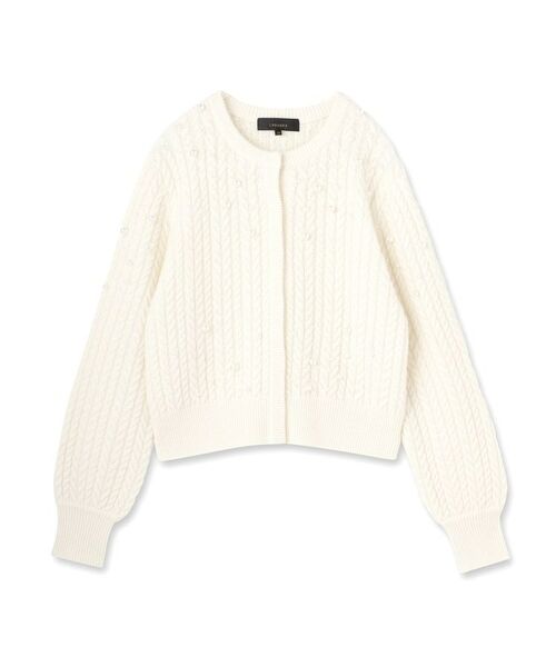 SunaUna / スーナウーナ カーディガン・ボレロ | 【COLLECTION LINE】パール調カーデ | 詳細1