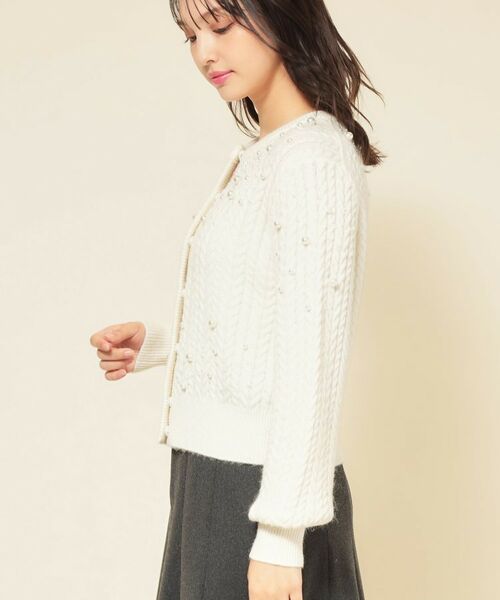 SunaUna / スーナウーナ カーディガン・ボレロ | 【COLLECTION LINE】パール調カーデ | 詳細11