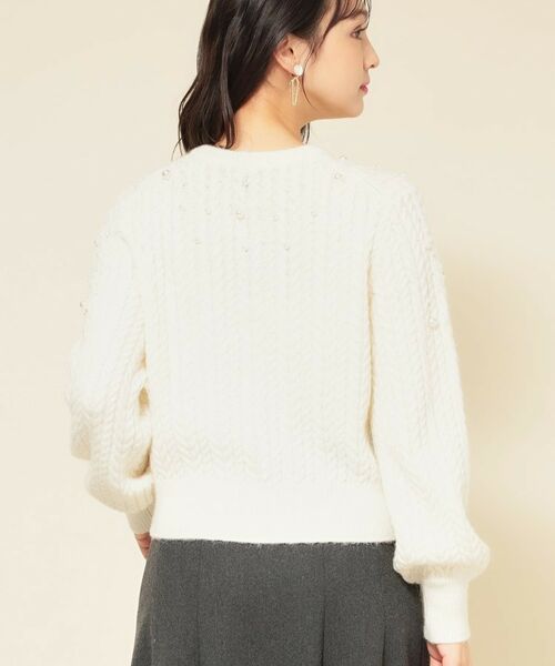 SunaUna / スーナウーナ カーディガン・ボレロ | 【COLLECTION LINE】パール調カーデ | 詳細12