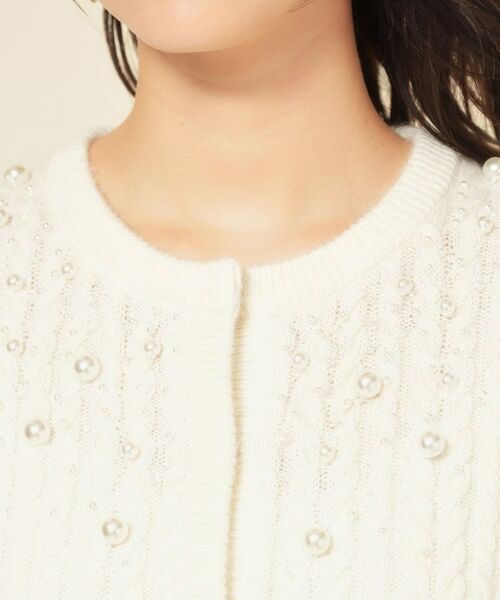 SunaUna / スーナウーナ カーディガン・ボレロ | 【COLLECTION LINE】パール調カーデ | 詳細13
