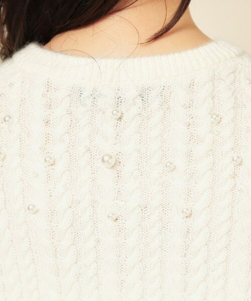 SunaUna / スーナウーナ カーディガン・ボレロ | 【COLLECTION LINE】パール調カーデ | 詳細14