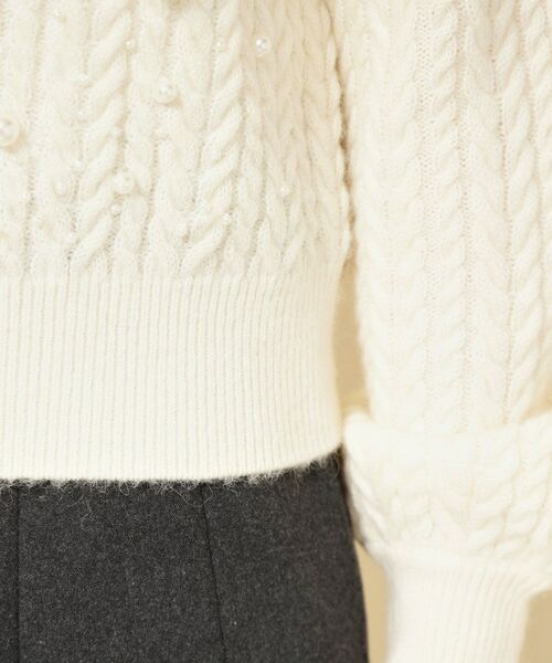 SunaUna / スーナウーナ カーディガン・ボレロ | 【COLLECTION LINE】パール調カーデ | 詳細16