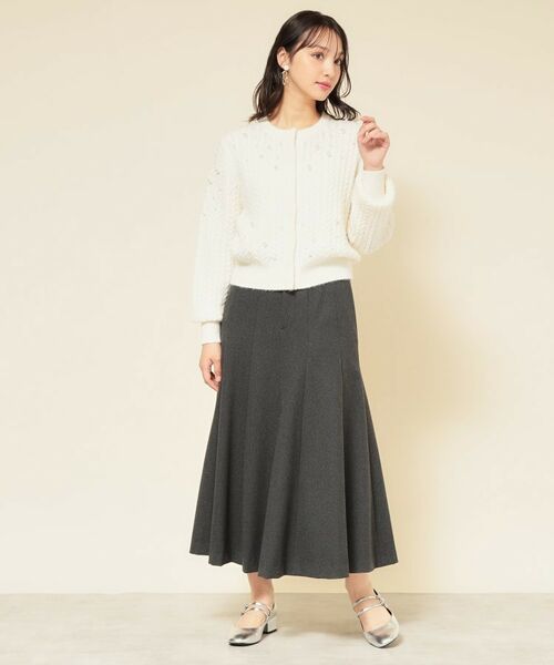 SunaUna / スーナウーナ カーディガン・ボレロ | 【COLLECTION LINE】パール調カーデ | 詳細4