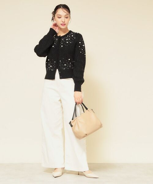 SunaUna / スーナウーナ カーディガン・ボレロ | 【COLLECTION LINE】パール調カーデ | 詳細8