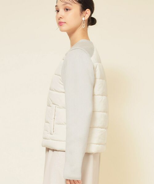 SunaUna / スーナウーナ ノーカラージャケット | 【中綿／キルト】ノーカラーブルゾン | 詳細11