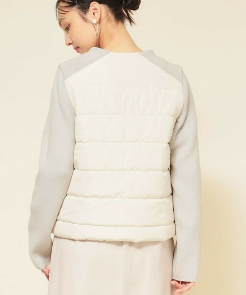 SunaUna / スーナウーナ ノーカラージャケット | 【中綿／キルト】ノーカラーブルゾン | 詳細12