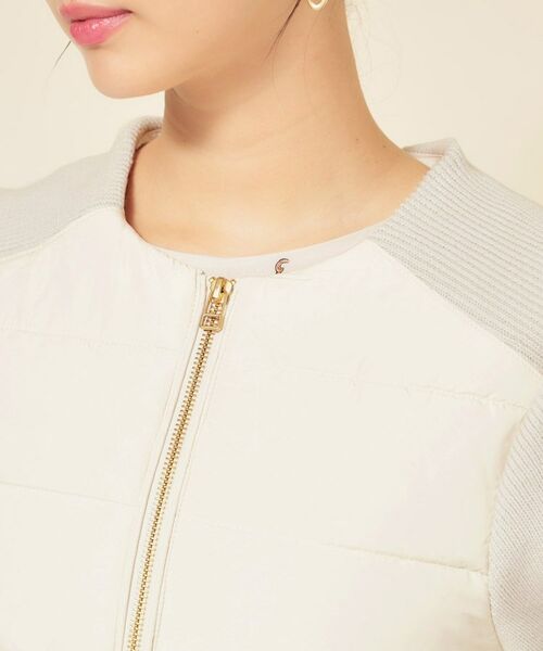 SunaUna / スーナウーナ ノーカラージャケット | 【中綿／キルト】ノーカラーブルゾン | 詳細13