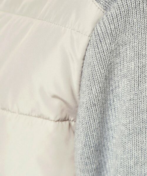 SunaUna / スーナウーナ ノーカラージャケット | 【中綿／キルト】ノーカラーブルゾン | 詳細7