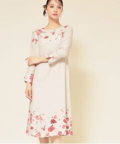 SunaUna / スーナウーナ ミニ丈・ひざ丈ワンピース | 【co creation and yours／SS～L】花柄パネルワンピース