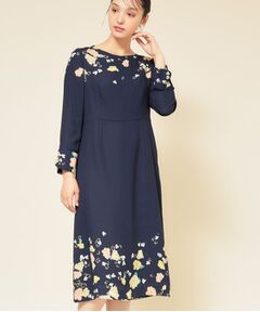 SunaUna / スーナウーナ ミニ丈・ひざ丈ワンピース | 【co creation and yours／SS～L】花柄パネルワンピース