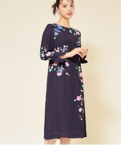 SunaUna / スーナウーナ ミニ丈・ひざ丈ワンピース | 【co creation and yours／SS～L】花柄パネルワンピース