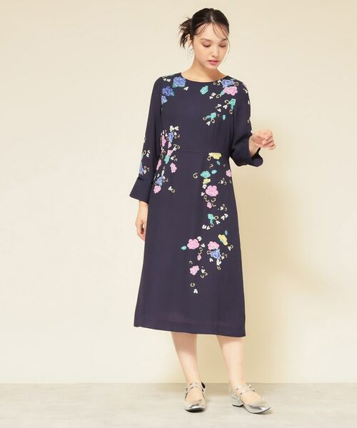 SunaUna / スーナウーナ ミニ丈・ひざ丈ワンピース | 【co creation and yours／SS～L】花柄パネルワンピース | 詳細12