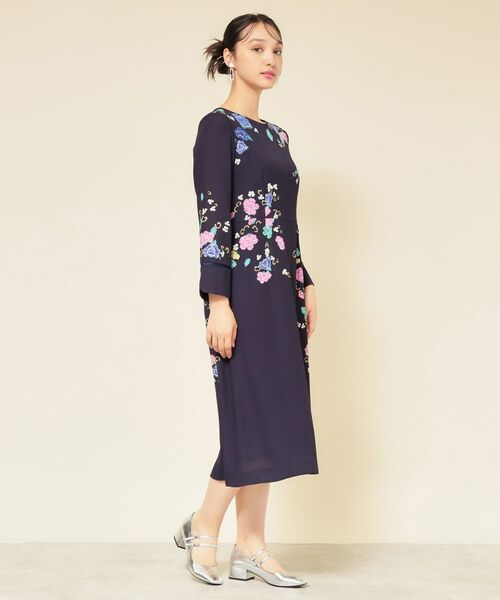 SunaUna / スーナウーナ ミニ丈・ひざ丈ワンピース | 【co creation and yours／SS～L】花柄パネルワンピース | 詳細13