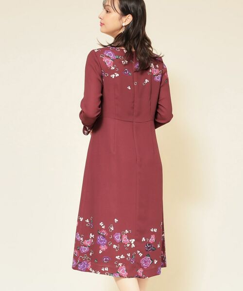 SunaUna / スーナウーナ ミニ丈・ひざ丈ワンピース | 【co creation and yours／SS～L】花柄パネルワンピース | 詳細16