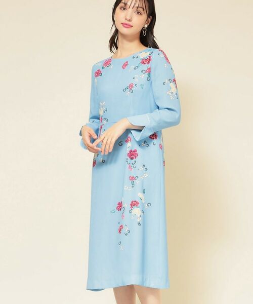 SunaUna / スーナウーナ ミニ丈・ひざ丈ワンピース | 【co creation and yours／SS～L】花柄パネルワンピース | 詳細22